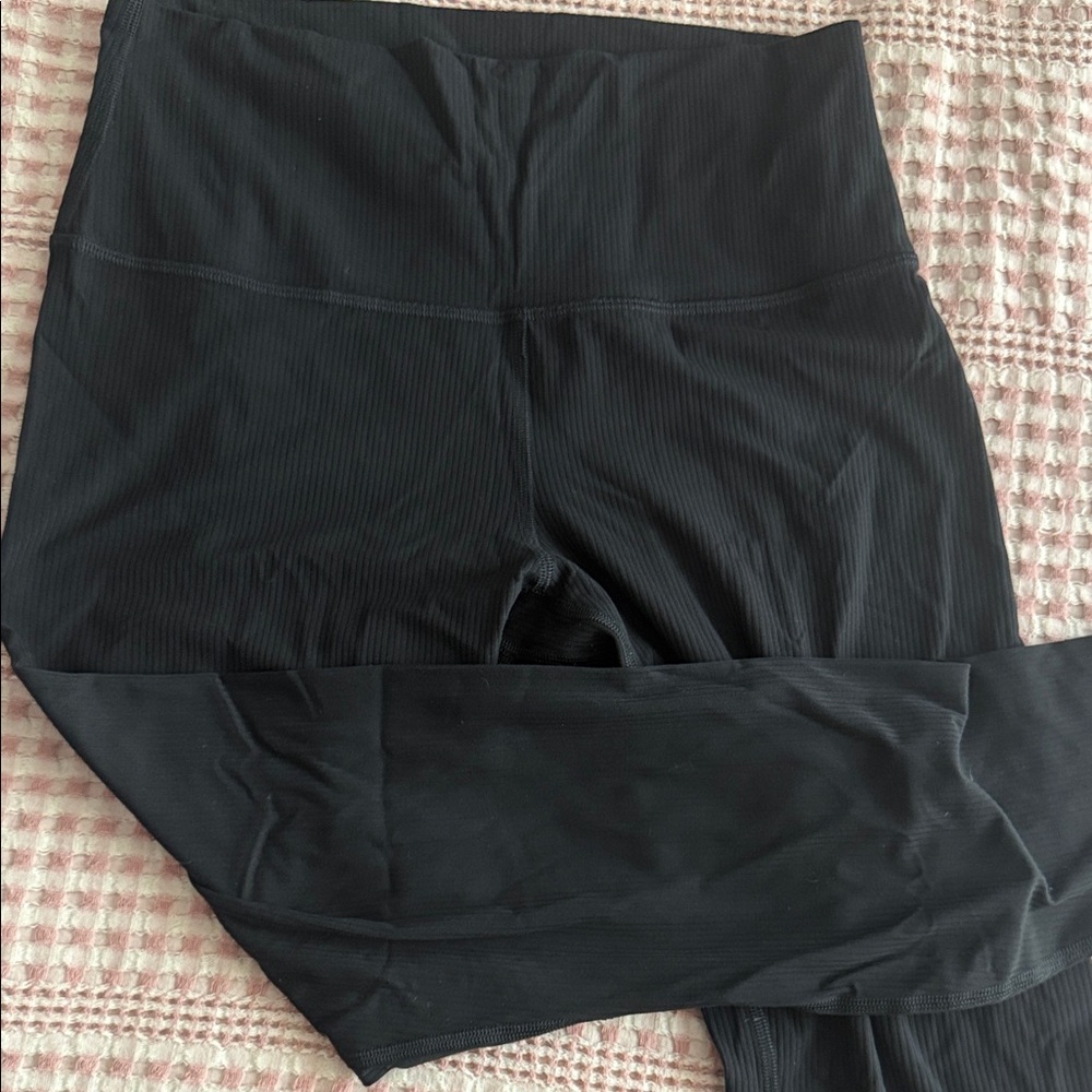 Lululemon Align Black Ribbed Leggings